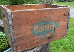 Antique Milk Bottlers NY Wooden Crate Bohack Dairylass Chatham New Brunswick - Picture 1 of 12