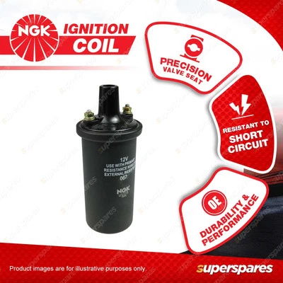 NGK Ignition Coil for Ford Falcon Futura Landau Transit 4.1L 5.8L 6Cyl V8 60-82 - image 1 of 2