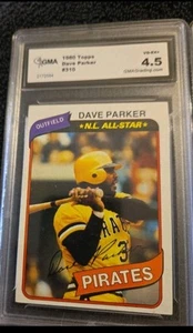 🔥⚾️🏆1980 Topps Dave Parker GMA 4.5 - HALL OF FAME ⚾️🔥🏆 - Bild 1 von 2