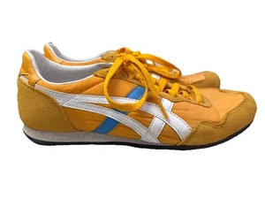 Used Onitsuka Tiger Stripes Blue Yellow Men's 8 sneakers 3g - Picture 1 of 9