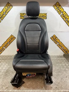 MERCEDES C220D 2016 - LEDER SITZ VORNE SCHWARZ BEIFAHRERSEITE LINKS - Bild 1 von 7