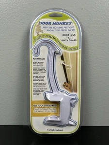 Door Monkey Door Lock & Pinch Guard for Door Knobs & Lever Handles Child Proof - Picture 1 of 7