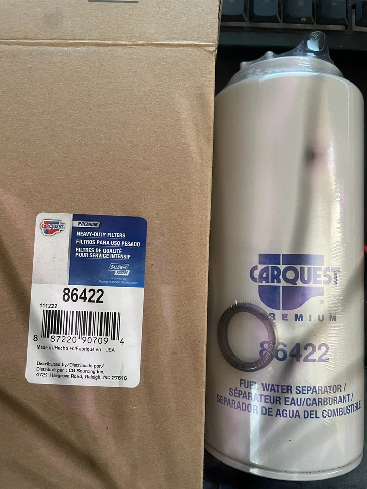 Filtro separador de agua combustible CARQUEST 86422 BLUE BIRD, Freightliner, International Foto 1 de 1