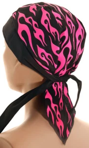 Gorra de cráneo Doo Rag Llama Rosa Motociclista Sombrero Cáncer Cabeza Envoltura Cabeza de esquí Envoltura para la cabeza - Imagen 1 de 1
