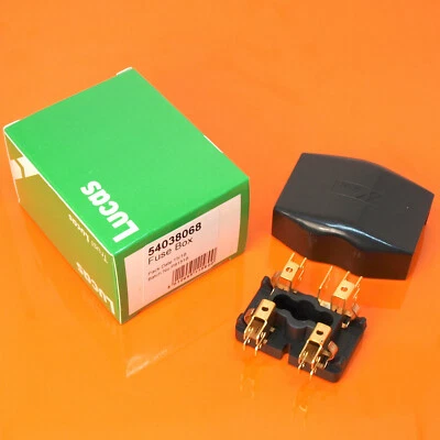 Lucas 2 Way 4FJ Glass Fuse Box Holder Fuses For Jaguar Triumph MGB - 54038068 - Image 1 of 4