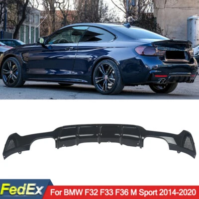 Difusor de parachoques trasero escape cuádruple para BMW F32 F33 F36 420i 430i M Sport 2014-20 Foto 1 de 4