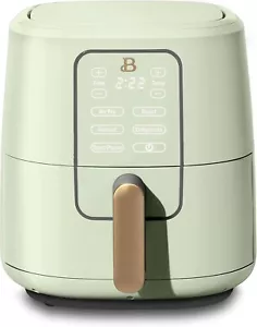 Beautiful 6 Qt Air Fryer TurboCrisp Technology and Touch Display - Sage Green - Picture 1 of 9