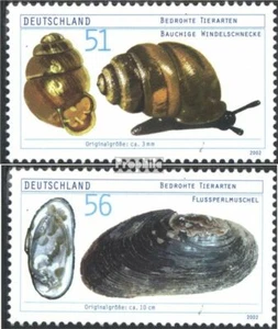RFA Alemania 2265-2266 sobres primer día 2002 amenazadas especies - Imagen 1 de 1