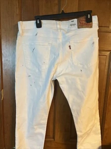 New Levi’s 511 Slim Paint Splatter Mens Jeans 34x30 NWT - Picture 1 of 6