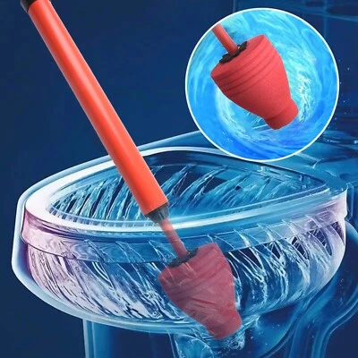 Unblock with Ease High Pressure Toilet Pipe Plunger for Sewer Dredging - Image 1 of 4