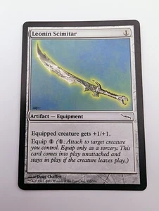 Magic the Gathering LEONIN SCIMITAR Mirrodin MTG - Picture 1 of 2