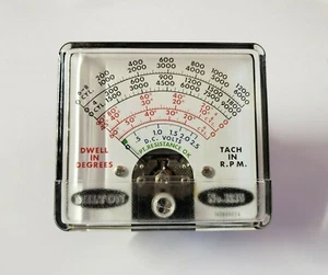 Milton Industries 1215 Replacement Gauge for Milton Deluxe Tach-Dwell Teste 1214 - Picture 1 of 4
