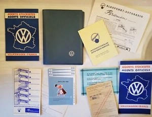 1958 Paris France VW Volkswagen Sales Portfolio Binder & Sales Brochures Maps - Picture 1 of 12