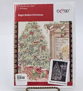 OESD NIGHT BEFORE CHRISTMAS TILING CD# 12592 29 DESIGNS NEW SEALED - Picture 1 of 2