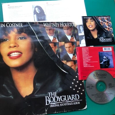 Whitney Houston BODYGUARD Soundtrack LP Silvestri (SLEEVES ONLY, NO RECORD) + CD Foto 1 de 4