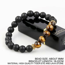 8MM Lava stone Tiger Eye bracelets f r-women and man, Diffuser