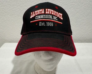 Vintage Livestock Commission Baseball Cap Hat La Junta Colorado Embroidered - Picture 1 of 6