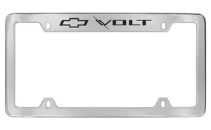 Chevrolet Volt Chrome Plated Metal License Plate Frame Holder Chevrolet Volt Chrome Plated Metal License Plate Frame Holder