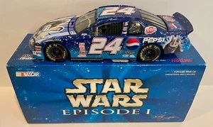 1999 Jeff Gordon Star Wars Episode 1 SWE1 Star Signed Auto 1/24 Diecast Car COA - Picture 1 of 2
