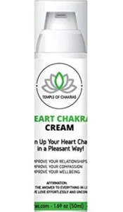 Heart Chakra Cream Natural 1.69oz/50ml - Picture 1 of 10