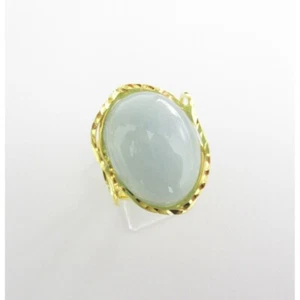 Anello in argento dorato con calcedonio 0010050 - Foto 1 di 1