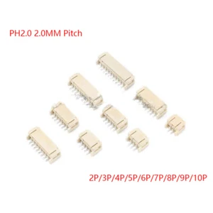 PH2.0 2.0MM Horizontal SMT Pin Socket Connector PH-2P/3P/4P/5P/6P/7P/8P/9P/10P - Picture 1 of 5
