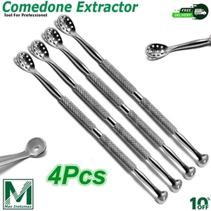 Blackhead Whitehead Pimple Comedone Spot Acne Extractor Remover Kit Popper Tool - Picture 1 of 4