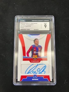 Raphinha 2022-23 DAKA Barcelona Holocene Ineffable Auto Silver /40 CGC 9 - Picture 1 of 2