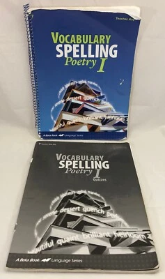 Abeka Vocabulary Spelling Poetry I Teacher Edition & Quiz Key 5th Edition Gr 7 - Image 1 of 4
