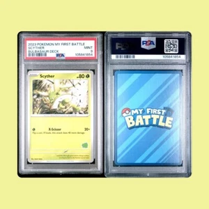 Scyther My First Battle PSA 9 NM Bulbasaur Deck Stamped Pokemon - Bild 1 von 6