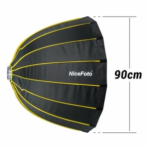 US NiceFoto 90cm Paraguas Parabólico Faja Softbox para Aputure 120D 120D II C300d - Imagen 1 de 12