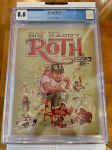 Big Daddy Roth #1 CGC 8.0 OW-WT Millar 1964 Rat Fink Toth Manning tied CGC best - Picture 1 of 11