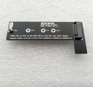 Apple 2014 MacBook Mini A1347 SSD auf NVMe SSD Adapter Karte - Afbeelding 1 van 4