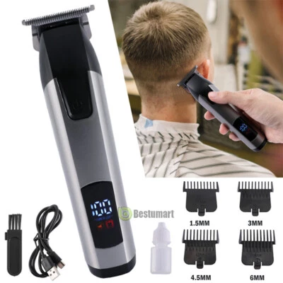 Rasuradora Electrica Afeitadora Para Hombre Maquina De Afeitar Cabello Barba LCD - Image 1 of 4