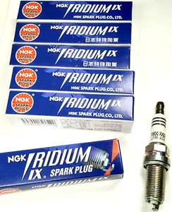Pack of 6 - NGK Iridium IX Spark Plug 4469 NGK Premium Plug LFR5AIX-11 - Picture 1 of 2