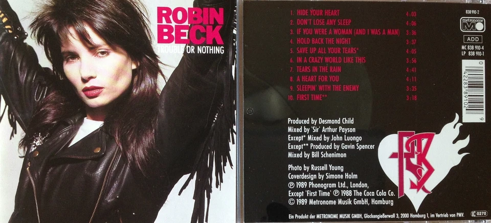 Robin Beck - Trouble Or Nothing (Original-CD)  1988/89 - Bild 1 von 1