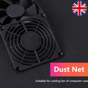 80mm 120mm PC Case Fan Dust Filter Screen Plastic Dustproof Grills for Desktop - Afbeelding 1 van 13