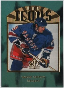 1997-98 SP Authentic NHL Icons Wayne Gretzky Insert Card #I26 Rangers - Picture 1 of 1