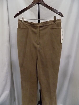 NWT NORTON MCNAUGHTON Mocha Brown "Hott Items" Dress Slacks Womens 8 (352) - Image 1 of 3