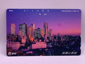 Shinjyuku Tokyo Japanese Used Telephone Card Made in Japan Japan Japanese NTT 2 - Picture 1 of 6