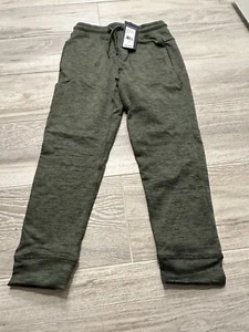 NWT Vineyard Vines Boys Heathered Performance Joggers Cypress Green Small - Picture 1 of 3