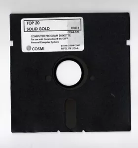Commoddore 64 - 128 - Top 20 Solid Gold - Disk 2 - 5.25 Disk - Original - Picture 1 of 1