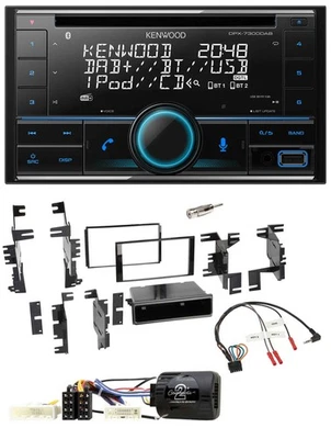 Kenwood CD 2DIN DAB USB Lenkrad Bluetooth Autoradio für Nissan Tida ab 2008 Tita - Bild 1 von 4