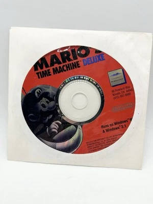 Mario's Time Machine Deluxe (PC, 1994) CD-ROM - Image 1 of 3