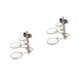  Pack de 2 Lupas Reparación Joyeros Lupa Alta Lupa - Imagen 1 de 12