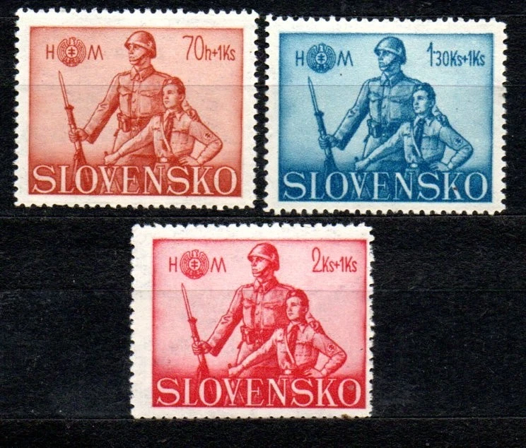 Slovakia,  Hlinka´s Youth Mi. 94-96 - Image 1 of 1