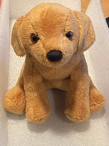 Peluche de cachorro beige pequeño Douglas Co. de 6" *usado/sin etiquetas* g2 - Imagen 1 de 5
