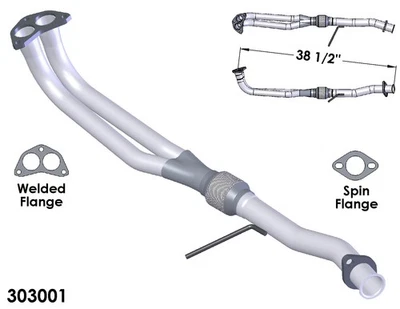 Tubos de escape y escape para Dodge Colt 100 LX 1989-1990 1,5 L L4 gasolina U/K Foto 1 de 2