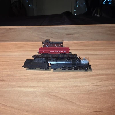 Marklin Z Mini-Club 81535 Northern Pacific Freight Set Untested Locomotive Cars - Image 1 of 4