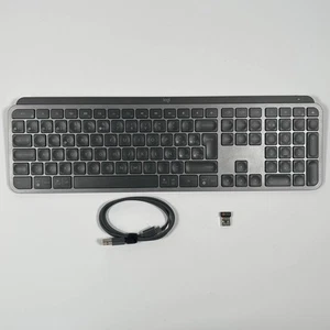 Logitech MX Keys Illuminated Wireless Keyboard with Bluetooth, USB-C - PC/Mac - Zdjęcie 1 z 6
